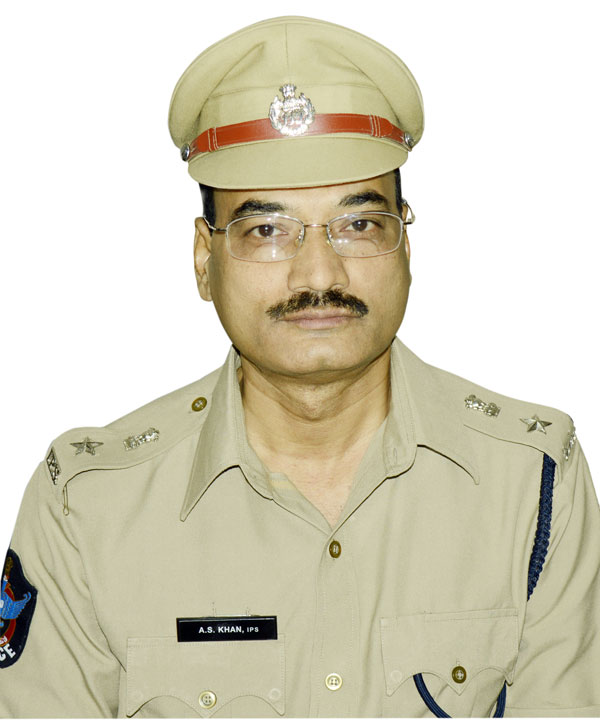 A S Khan supdt of police, srikakulam